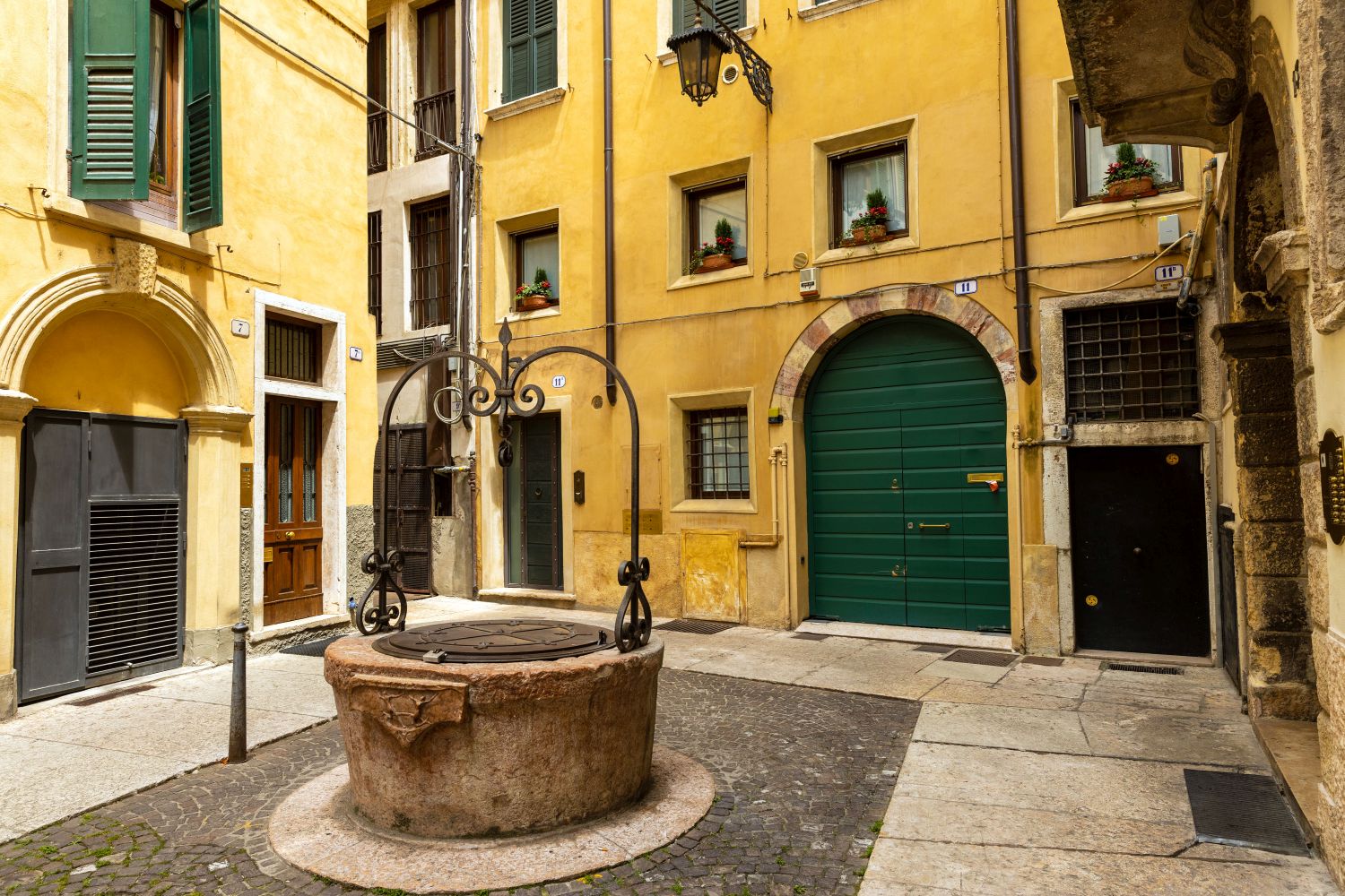 Brunnen in Verona mit Geschichte